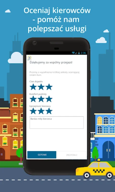 Merc Taxi Gdynia for Android - Hassle-Free Rides