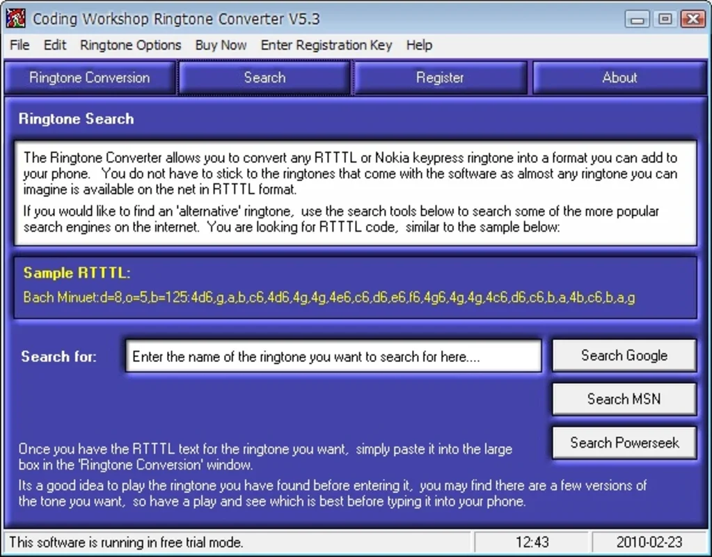 Coding Wordshop Ringtone Converter for Windows - No Download Needed