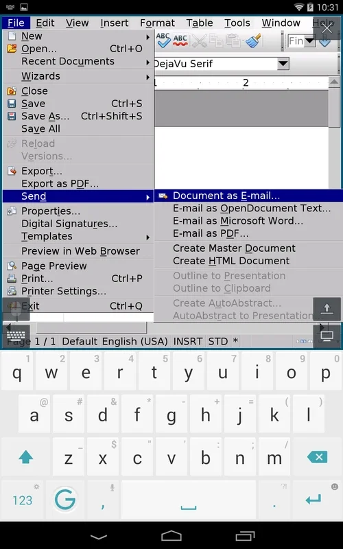 AndrOpen Office for Android - Portable OpenOffice on Mobile