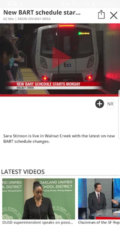 KRONon for Android: Live Bay Area News & More