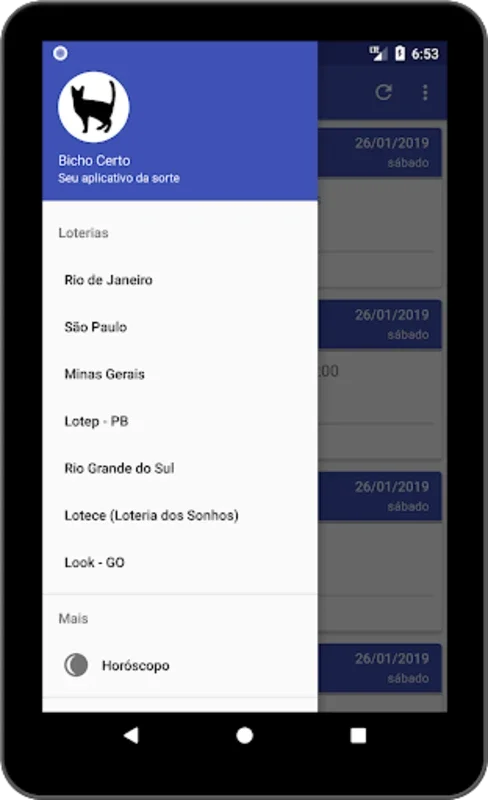 Bicho Certo - Resultados for Android: Instant State Results