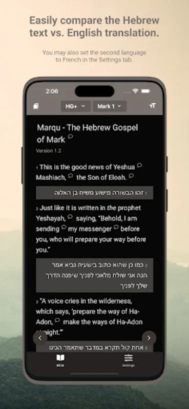 Hebrew Gospels for Android - Insights into Yeshua's Teachings