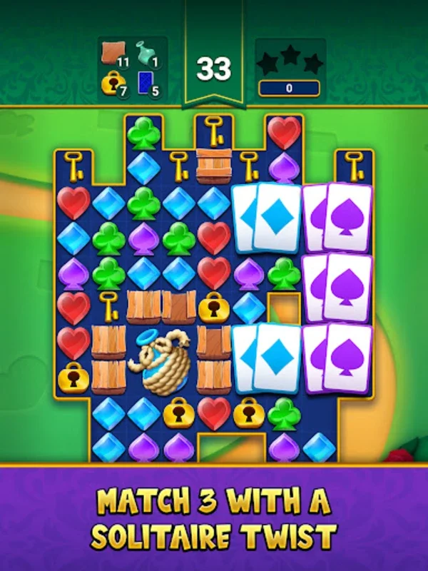 Solitaire Match 3 for Android - Engaging Puzzle Game