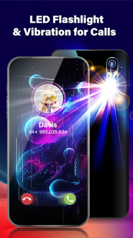 Phone Call Screen Theme 3D App for Android - Customize Call Screens