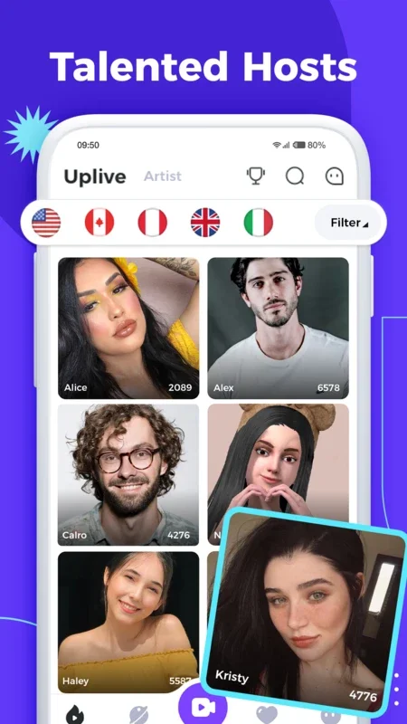 Uplive for Android: Share Moments Globally