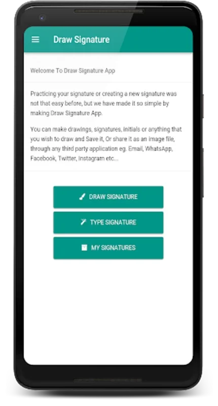 Draw Signature for Android - Create and Share Digital Art