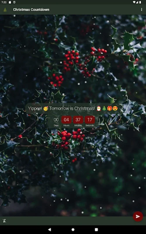 Christmas Countdown for Android: Dynamic Festive Experience