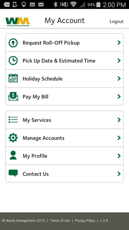 WM Mobile for Android - Manage Waste Services on the Go