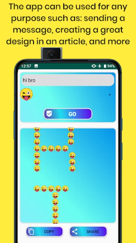 Text to emoji 🤩 emoji letter for Android - Transform Text