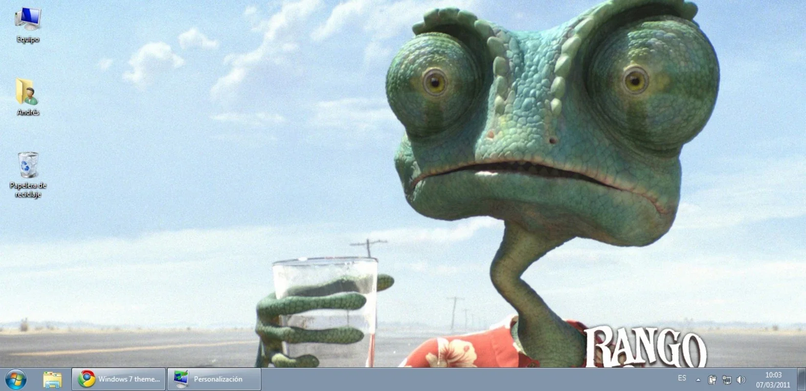 Rango Theme for Windows - Enhance Your Desktop