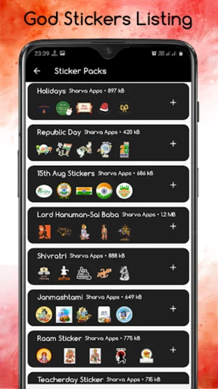 All Festival Stickers for Android - Share Festive Joy