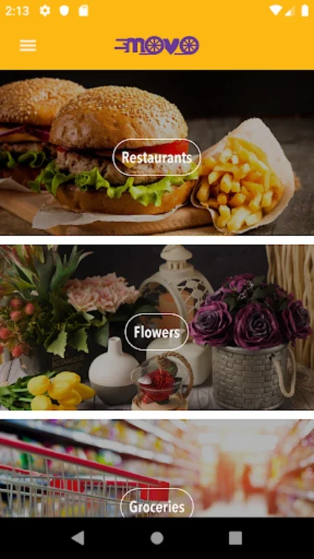 Movo for Android - Effortless Ordering App