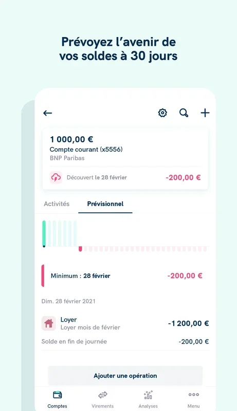 Linxo for Android - Manage Your Finances Easily