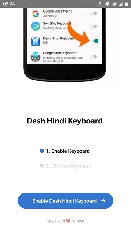 Hindi Keyboard for Android - Type in Hindi with Ease