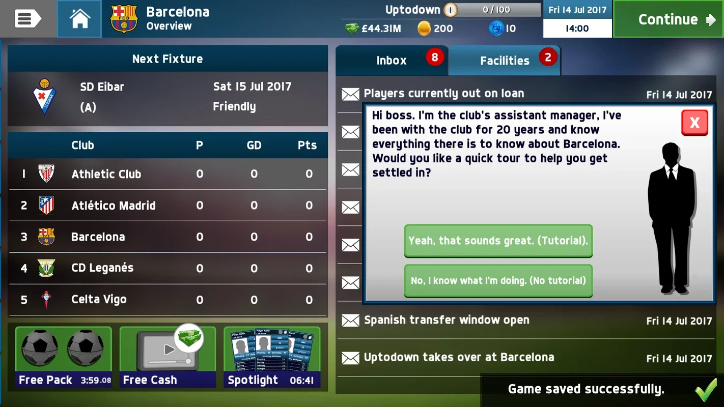 Soccer Manager 2018 for Android - Manage Your Favorite Team