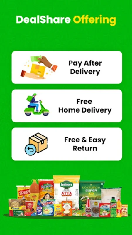 DealShare No.1 Online Kirana for Android - Shop Groceries Easily