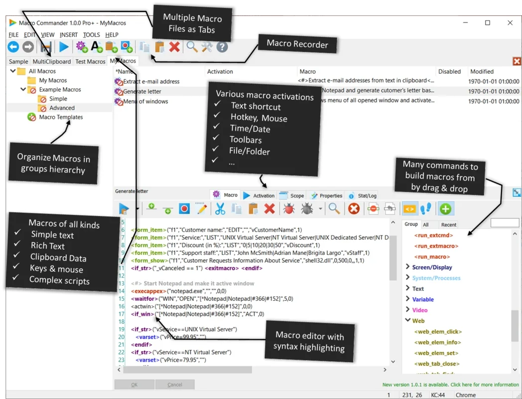 Macro Commander Pro for Windows - Streamline Your Tasks