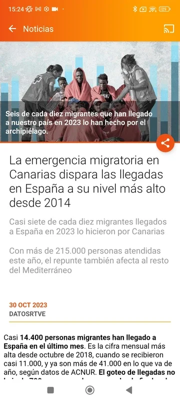 RTVE Noticias for Android: Stay Informed