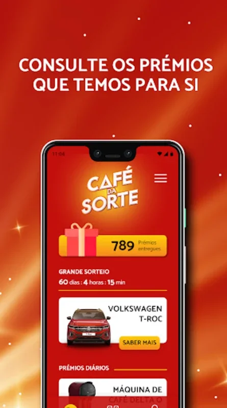 Café da Sorte for Android - Win Prizes with Delta Espresso