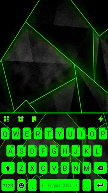 Neon Green SMS for Android - Customizable Typing