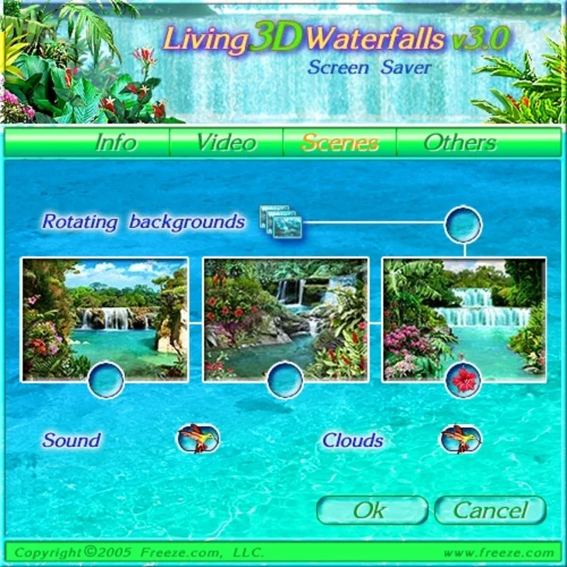 Free Living Waterfall 3 for Windows - A Serene Virtual Paradise