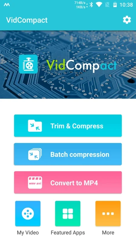 VidCompact for Android - Compress and Convert Videos Easily