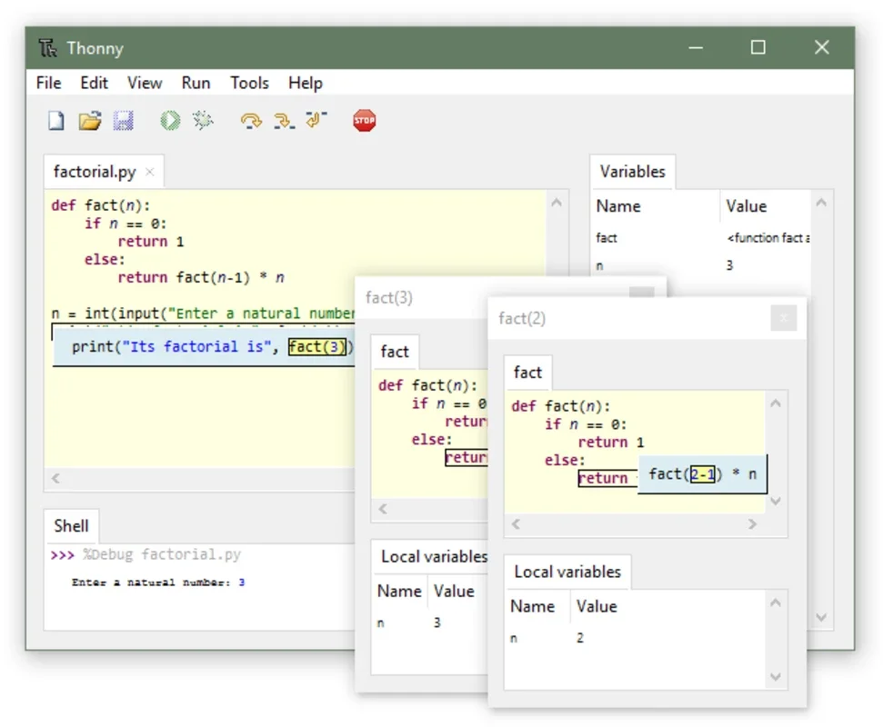 Thonny for Windows - An IDE for Python Learning