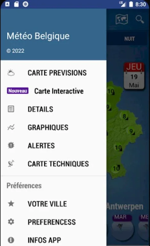 Météo Belgique for Android: Accurate 7-Day Forecasts