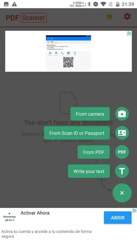 PDF Scanner for Android: Streamlined Document Scanning