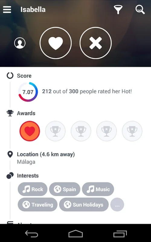 Hot or Not for Android - Connect with Nearby People