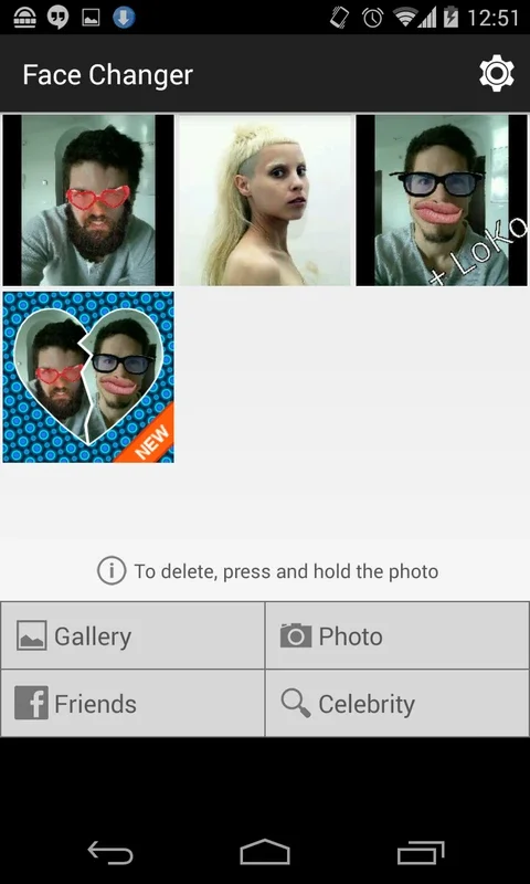 Scoompa Facechanger for Android - Quick and Funny Photo Edits