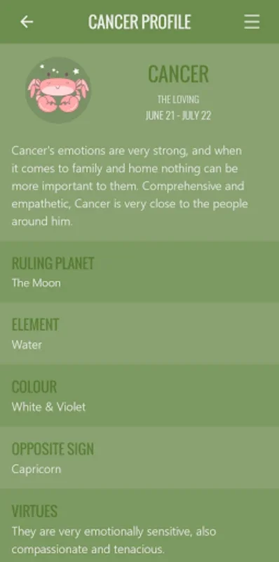 Cancer Horoscope for Android: Daily Insights and Forecasts