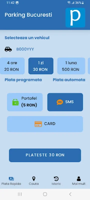 Parking Bucuresti for Android - Streamlined Parking Solution