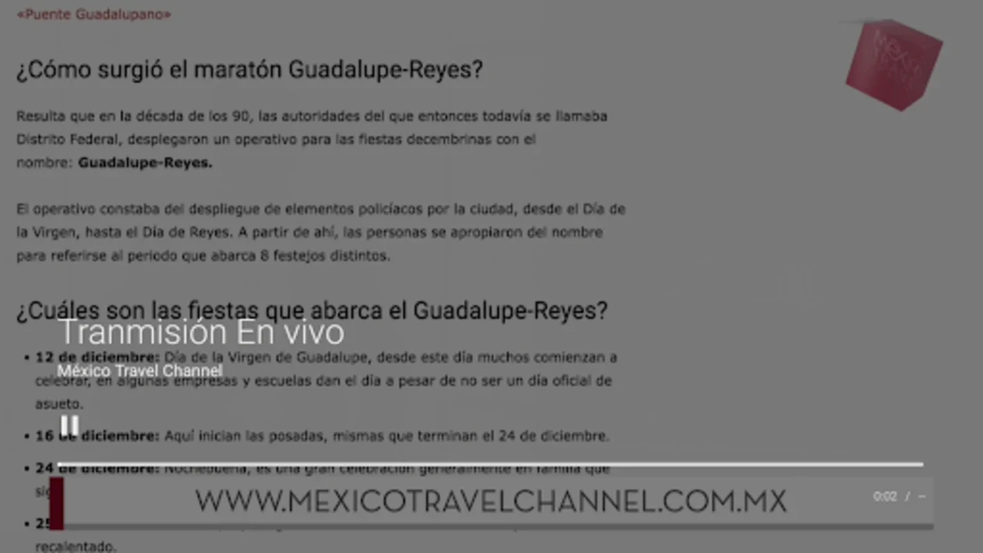 México Travel Channel for Android - Immerse in Mexican Culture