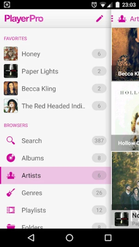 Cloudy Pink for Android: Enhance Your Playback Interface