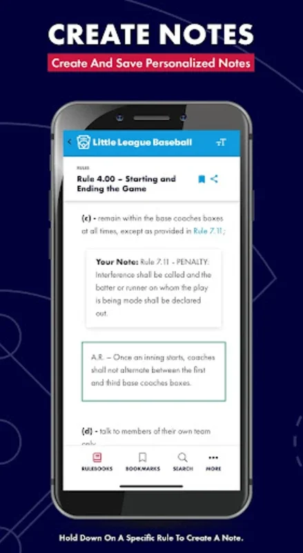 Little League Rulebook for Android: Comprehensive Rules App