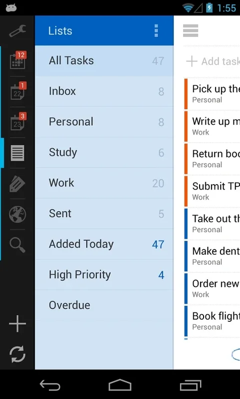 Remember The Milk for Android - Stay Organized with This Personal Agenda