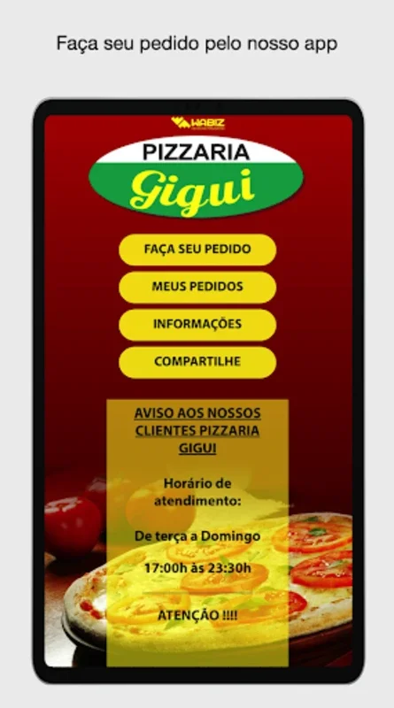 Pizzaria Gigui for Android - Simplify Food Ordering