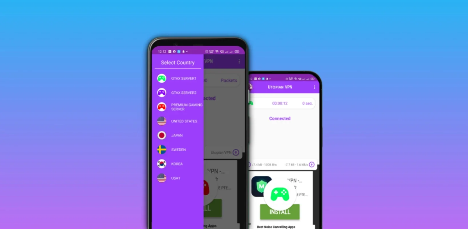 Utopian VPN for Android - Secure Browsing Solution