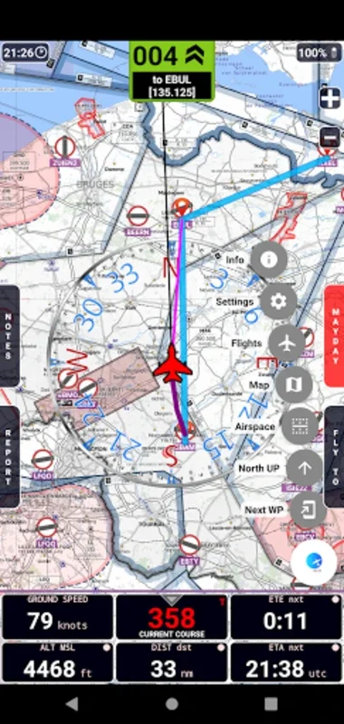 GPS Air Navigator for Android: Advanced VFR Navigation