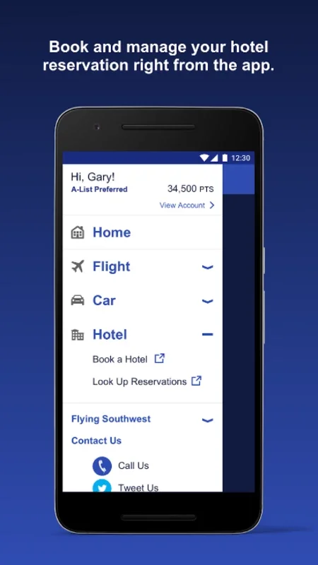 Southwest Airlines for Android - Streamlined Air Travel