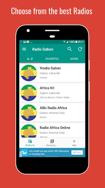 Gabon Radio Live for Android - Stream Gabonese Radio