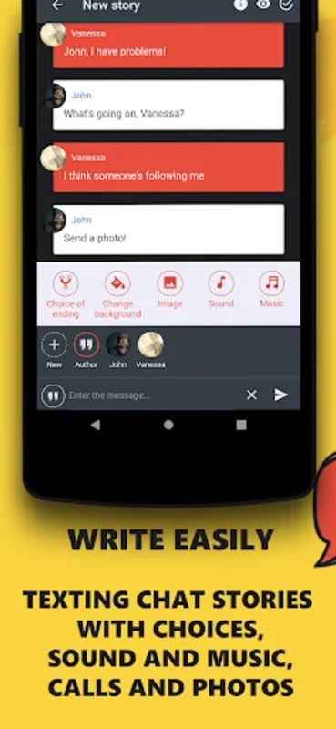 Mistory: Text Chat Story Maker for Android - Engaging Adventures
