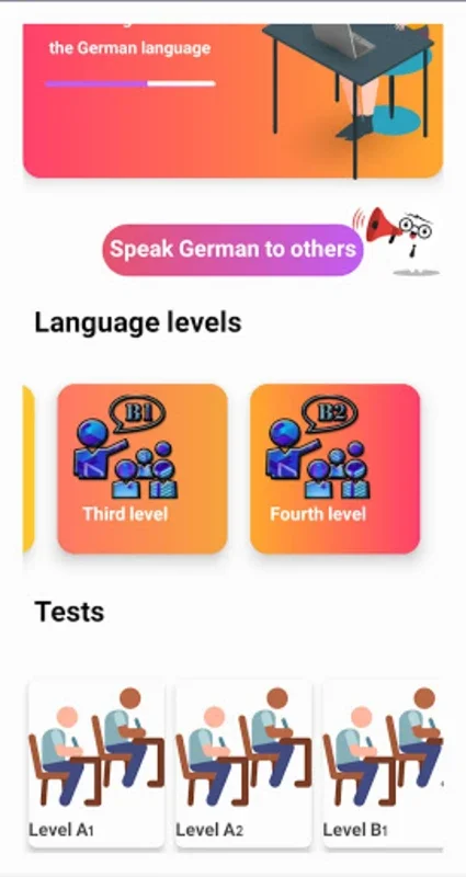 German for all for Android - Structured Language Learning