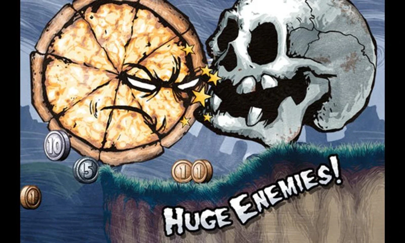 Pizza Vs. Skeletons FREE for Android - Hilarious Gaming Experience