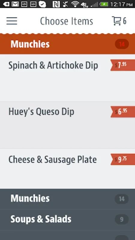 Huey Burger for Android - Effortless Meal Ordering