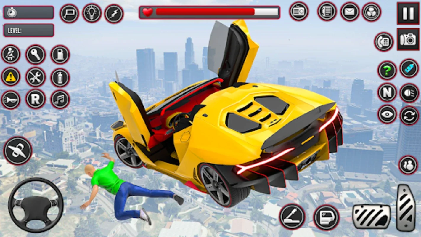 Flying Car Robot Shooting Game for Android: Thrilling Adventures