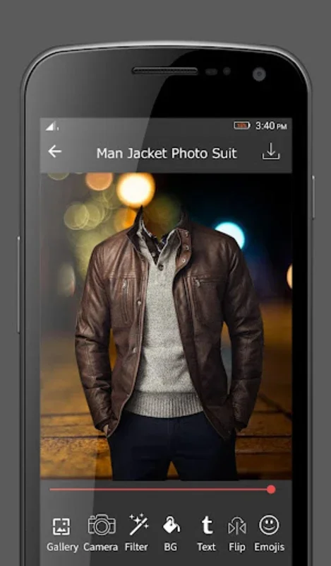 Man Jacket Photo Suit for Android - Enhance Your Photos