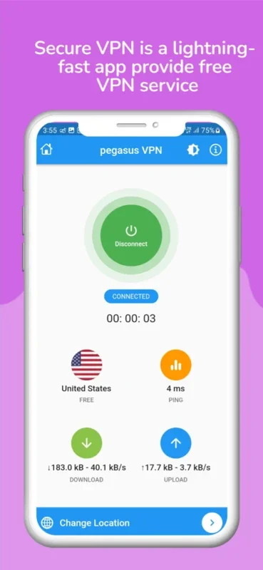 Bluebird VPN for Android - Secure and Fast VPN