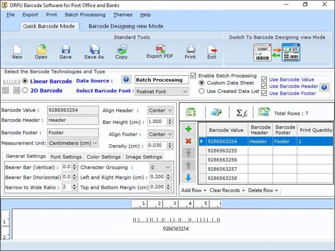 Postal Barcode & Labelling Application for Windows: Streamline Your Mailing